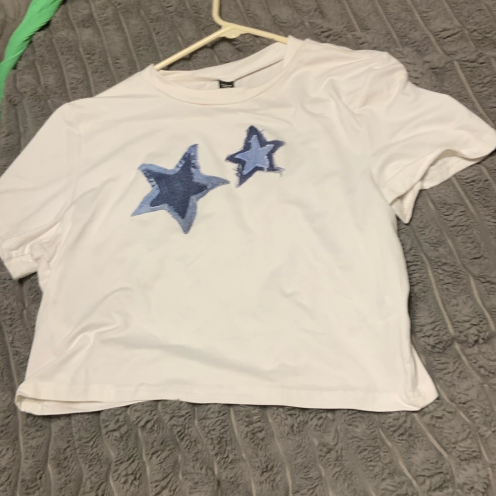 White crop top from SHEIN